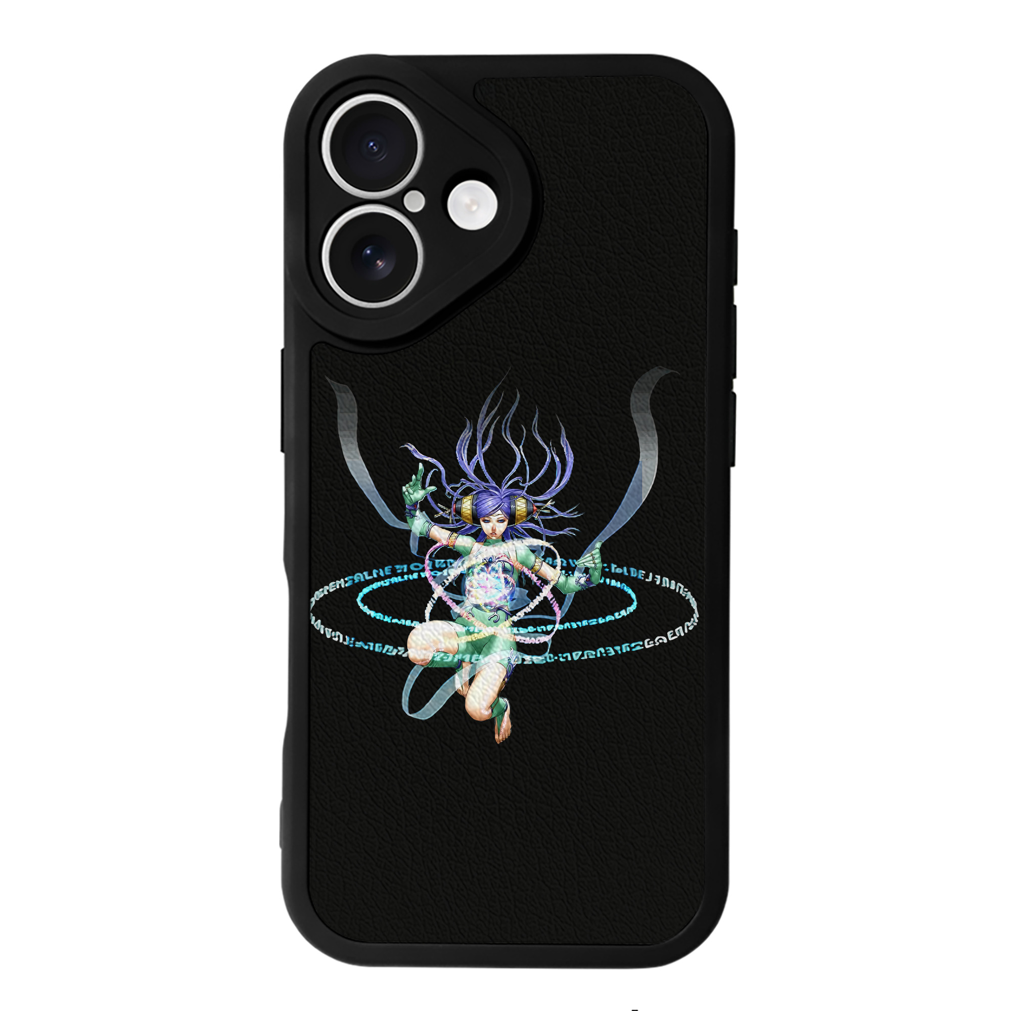（画像用） 遊☆戯☆王 Yu-Gi-Oh! 【iPhone 16シリーズ対応】シリコンスマホケース（レザー調） 材質：シリコン